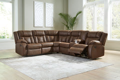 Orleans Furniture - Ashley Furniture - Trail Boys Sectional - 2-Piece Reclining Sectional / Walnut - 82703S1