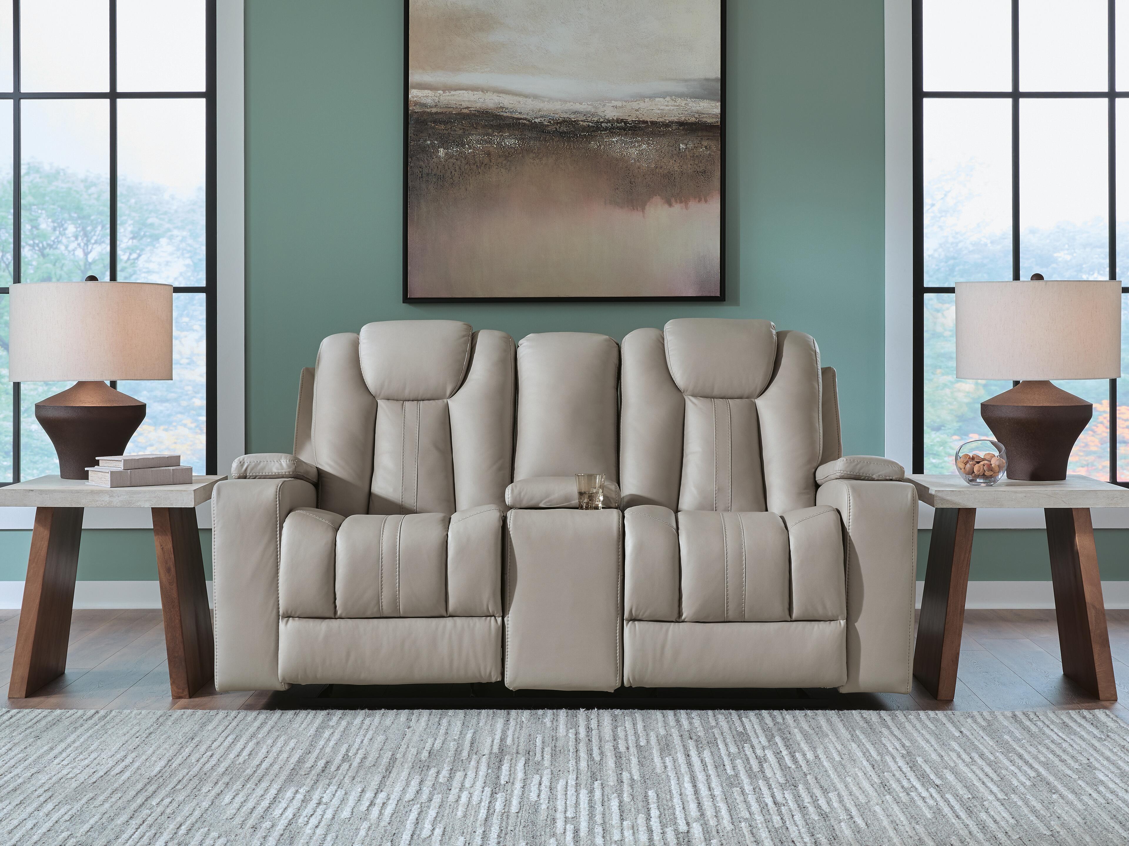 Orleans Furniture - Ashley Furniture - Elevate Edges Living Room - Glider REC Loveseat w/Console / Coin - PC8330543