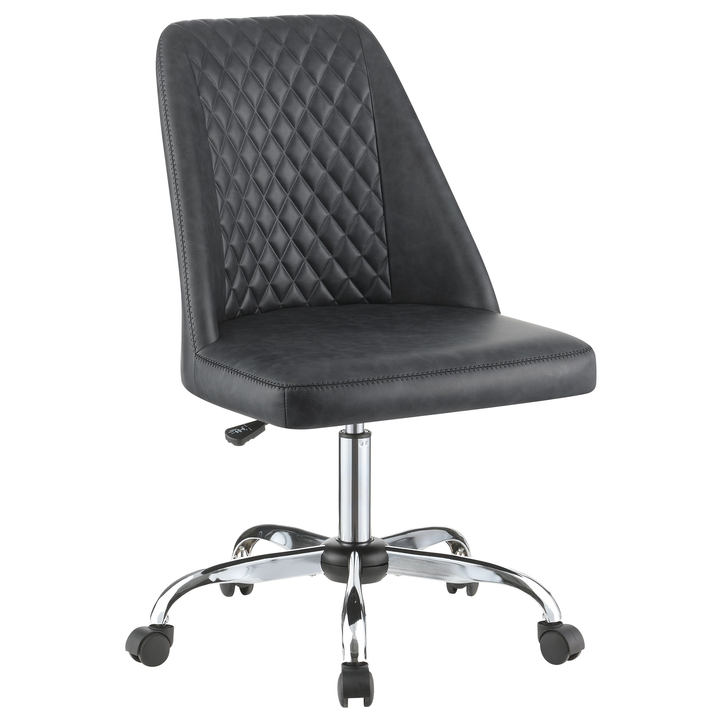Orleans Furniture - Coaster - Althea Upholstered Adjustable Home Office Desk Chair Grey - 881196