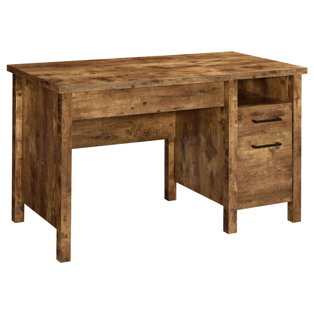 Orleans Furniture - Coaster - Delwin 47-inch 2-drawer Lift Top Computer Desk Rustic Nutmeg - 881240