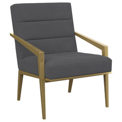 Orleans Furniture - Coaster - Kirra Upholstered Metal Arm Accent Chair Dark Grey - 903144