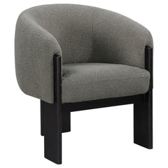 Orleans Furniture - Coaster - Valdez Boucle Upholstered Barrel Back Accent Chair Brown - 903166
