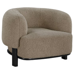 Orleans Furniture - Coaster - Lawler Upholstered Barrel Back Accent Chair Mushroom - 903170