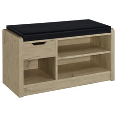 Orleans Furniture - Coaster - Arrington Storage Bench White Oak - 910322