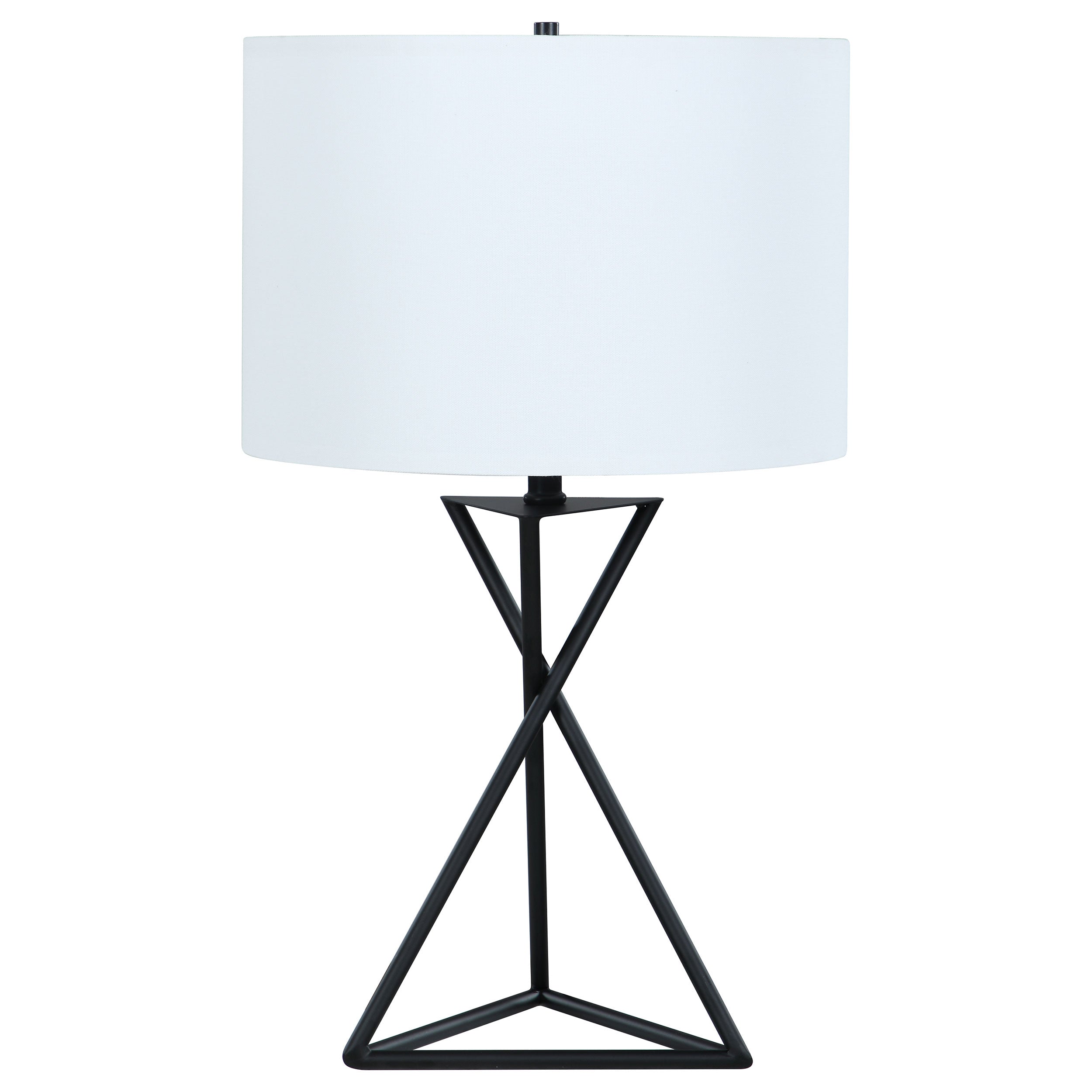 Orleans Furniture - Coaster - Mirio 26-inch Drum Shade Metal Bedside Table Lamp Black - 920051