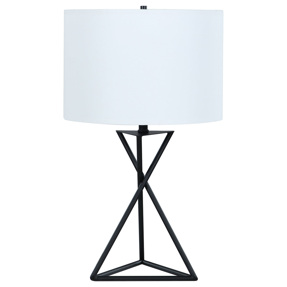 Orleans Furniture - Coaster - Mirio 26-inch Drum Shade Metal Bedside Table Lamp Black - 920051