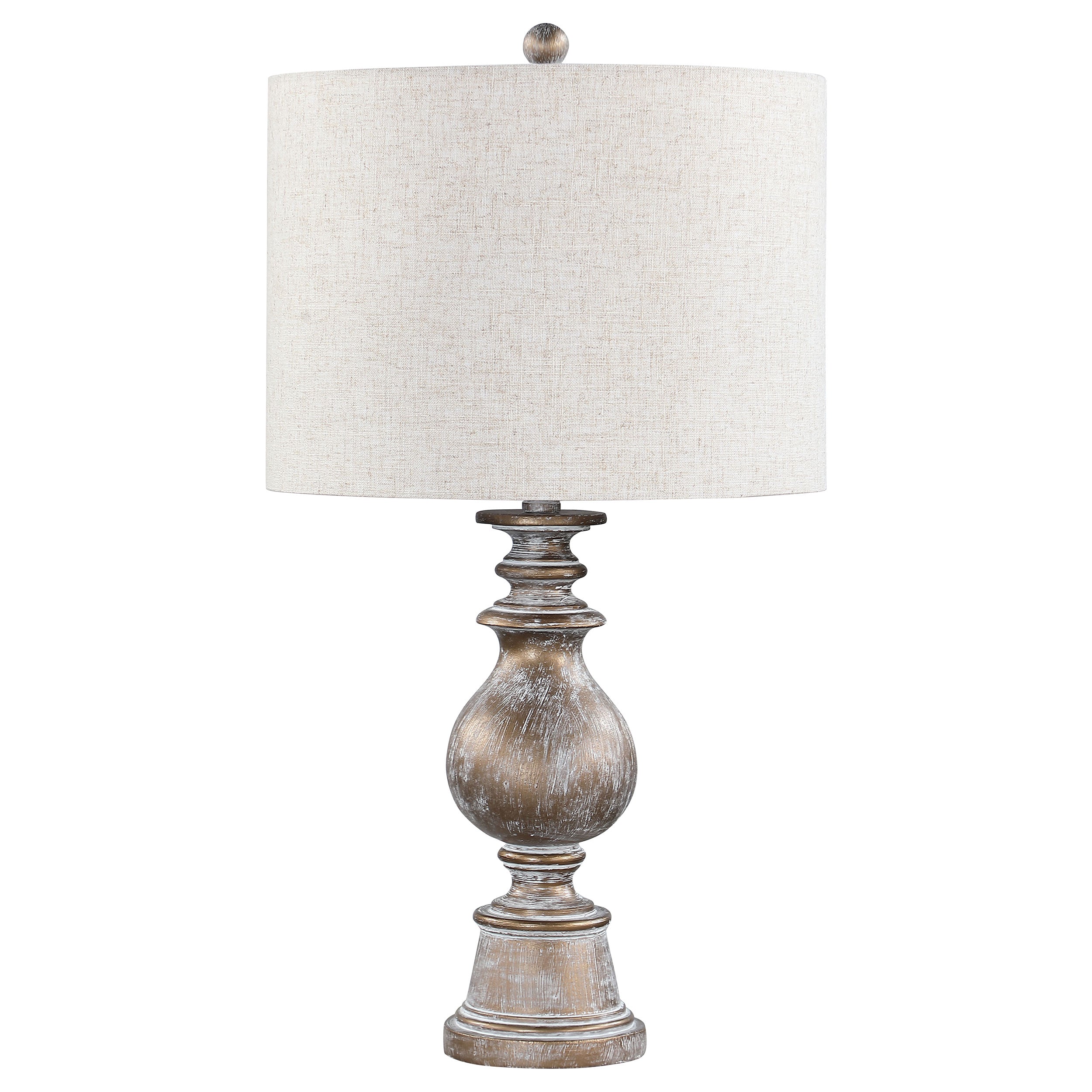 Orleans Furniture - Coaster - Brie 28-inch Drum Shade Urn Table Lamp Antique Gold - 920169