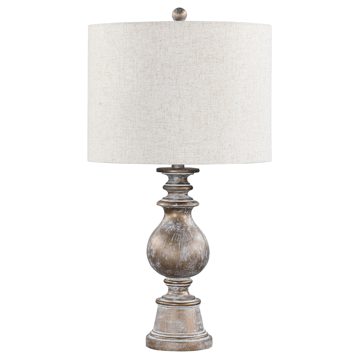 Orleans Furniture - Coaster - Brie 28-inch Drum Shade Urn Table Lamp Antique Gold - 920169