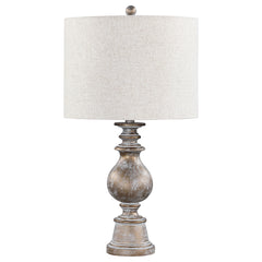Orleans Furniture - Coaster - Brie 28-inch Drum Shade Urn Table Lamp Antique Gold - 920169