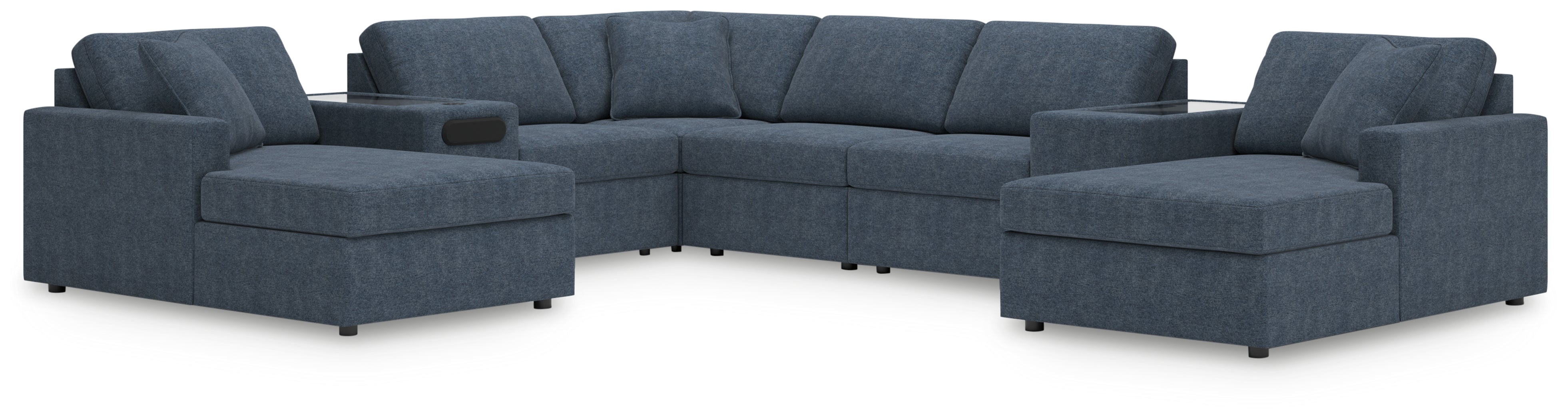 Orleans Furniture - Ashley Furniture - Modmax Sectional - RAF 8-Piece Sectional with Chaise / Ink - 92121S31