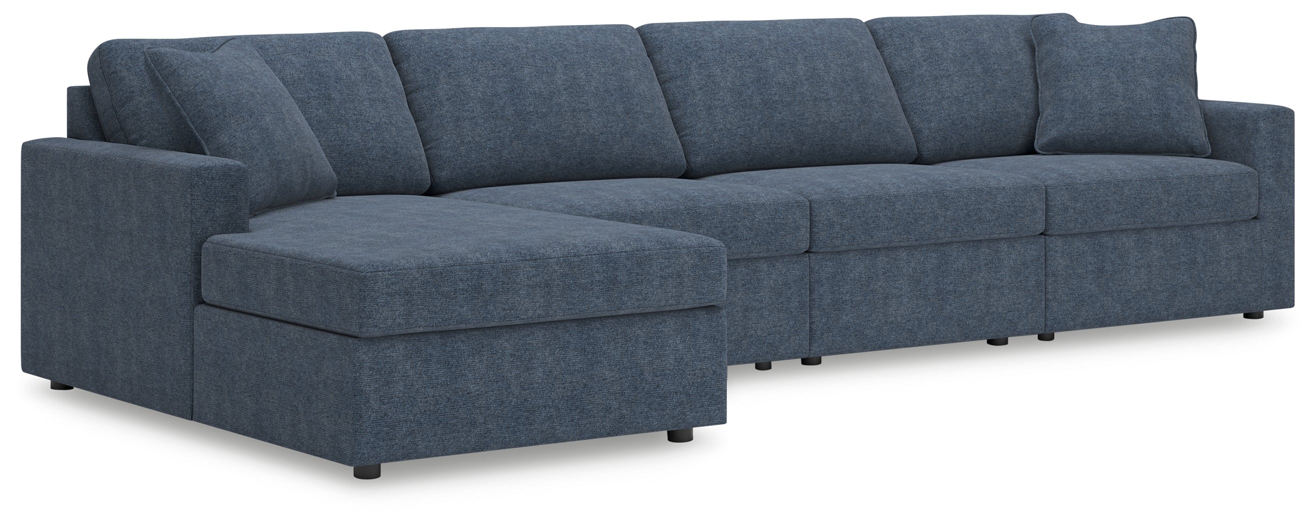 Orleans Furniture - Ashley Furniture - Modmax Sectional - RAF 4-Piece Sectional with Chaise / Ink - 92121S26