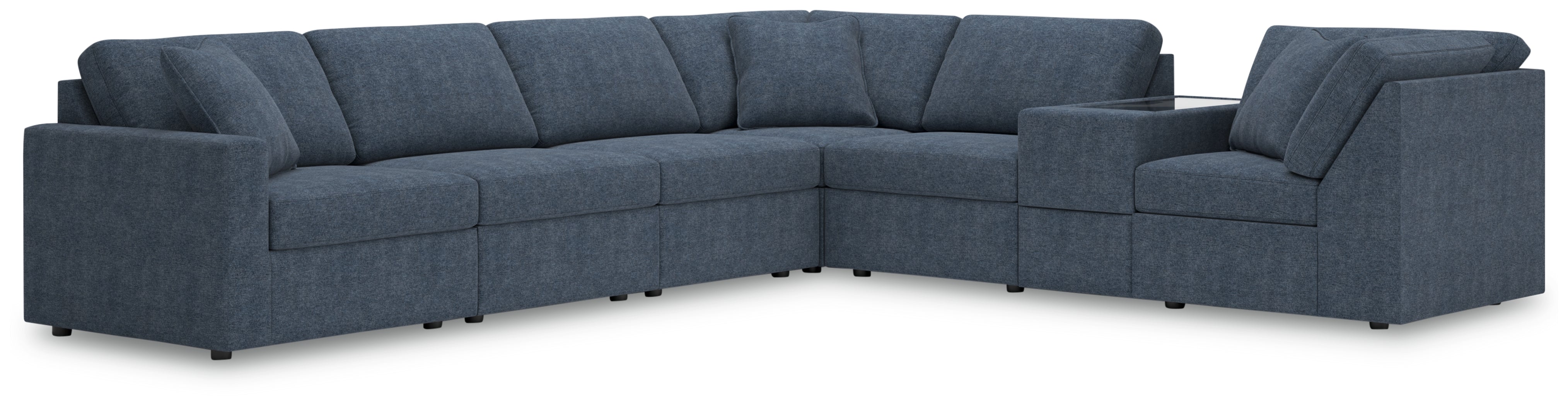 Orleans Furniture - Ashley Furniture - Modmax Sectional - RAF 7-Piece Sectional / Ink - 92121S33
