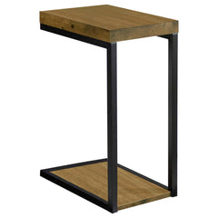 Orleans Furniture - Coaster - Beck Engineered Wood C-Shape Sofa Side Table Antique Nutmeg - 931246