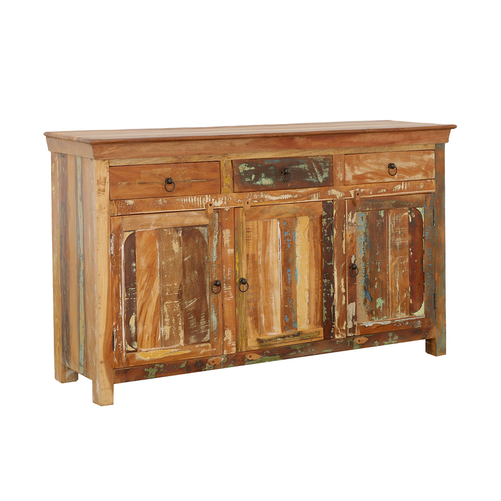 Orleans Furniture - Coaster - Harper 3-door Solid Reclaimed Wood Accent Cabinet Brown - 950367