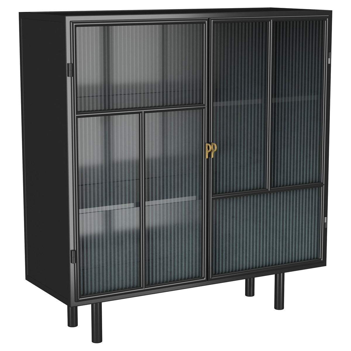 Orleans Furniture - Coaster - Dalia 2-door Accent Storage Cabinet with Shelving Black - 950385