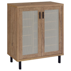 Orleans Furniture - Coaster - Teller 2-door Shoe Storage Cabinet Natural Oak - 950421