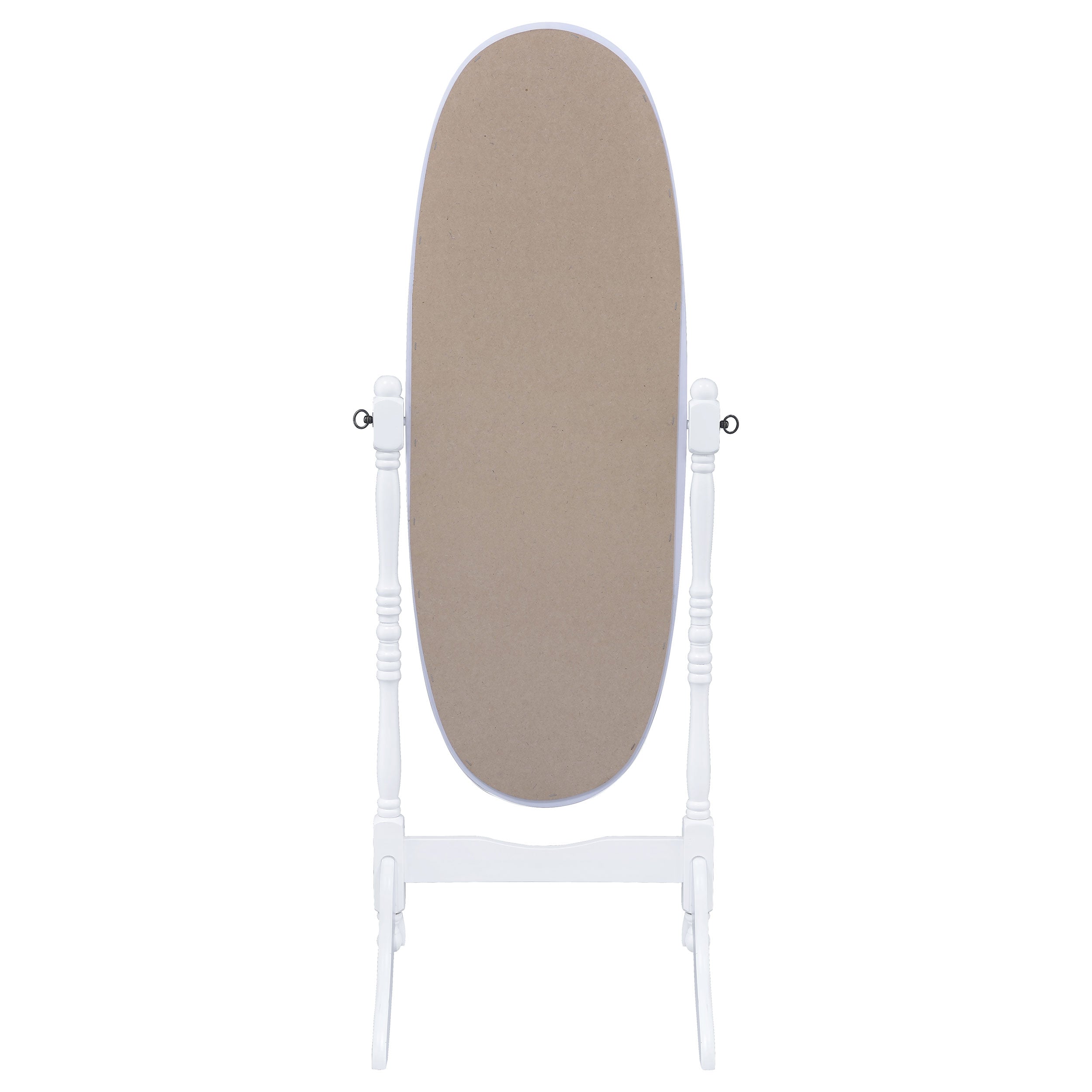 Foyet Wood Adjustable Full Length Cheval Mirror White