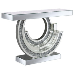 Orleans Furniture - Coaster - Imogen Sculptural Mirrored Entryway Console Table Silver - 953422