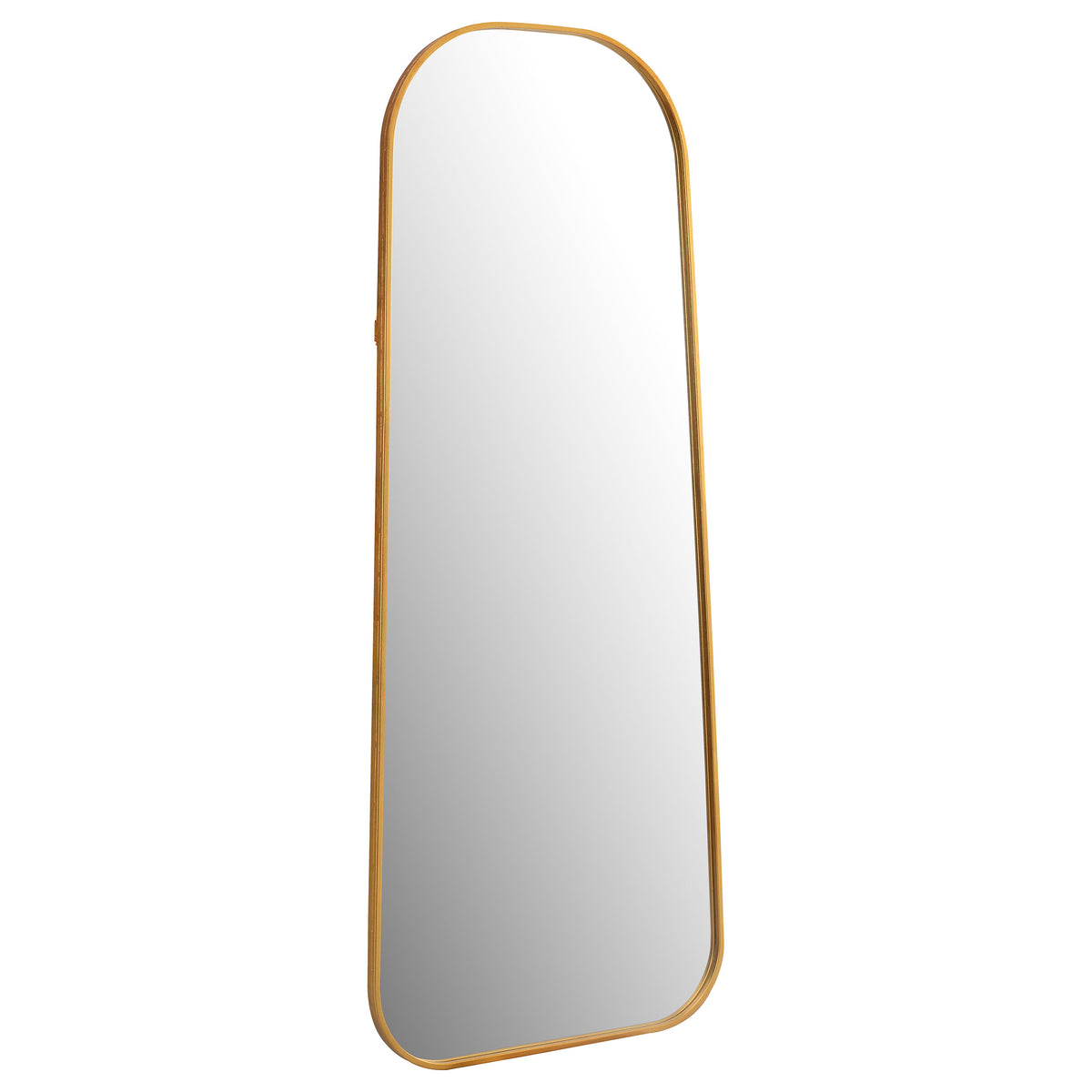 Orleans Furniture - Coaster - Simeon 24 x 59 Inch Full Length Floor Mirror Antique Gold - 962821