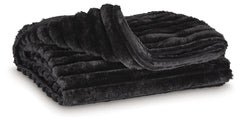 Orleans Furniture - Ashley Furniture - Alsonwell Throw (Set of 3) - Throw (3/CS) / Black - A1001083