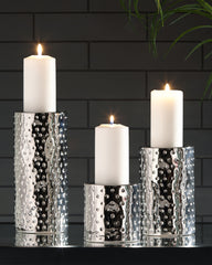 Orleans Furniture - Ashley Furniture - Marisa Candle Holder - Candle Holder Set (3/CN) / Gold Finish - A2000461