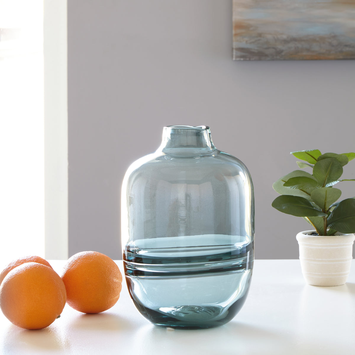 Orleans Furniture - Ashley Furniture - Lemmitt Vase - Vase / Amber - A2000541