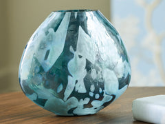 Orleans Furniture - Ashley Furniture - Cartshaw Vase - Vase / Iridescent Teal - A2000738