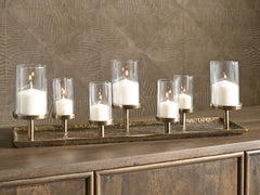 Orleans Furniture - Ashley Furniture - Wallmond Candle Holder - Candle Holder / Antique Brass Finish - A2000820