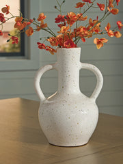 Orleans Furniture - Ashley Furniture - Dallinworth Vase - Vase / White/Black - A2000831