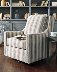 Orleans Furniture - Ashley Furniture - Kambria Swivel Glider Accent Chair - Swivel Glider Accent Chair / Fog - A3000265