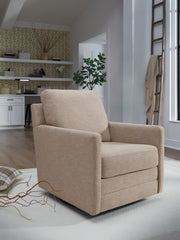 Orleans Furniture - Ashley Furniture - Freybourne Next-Gen Nuvella Swivel Accent Chair - Swivel Accent Chair / Pewter - A3000737