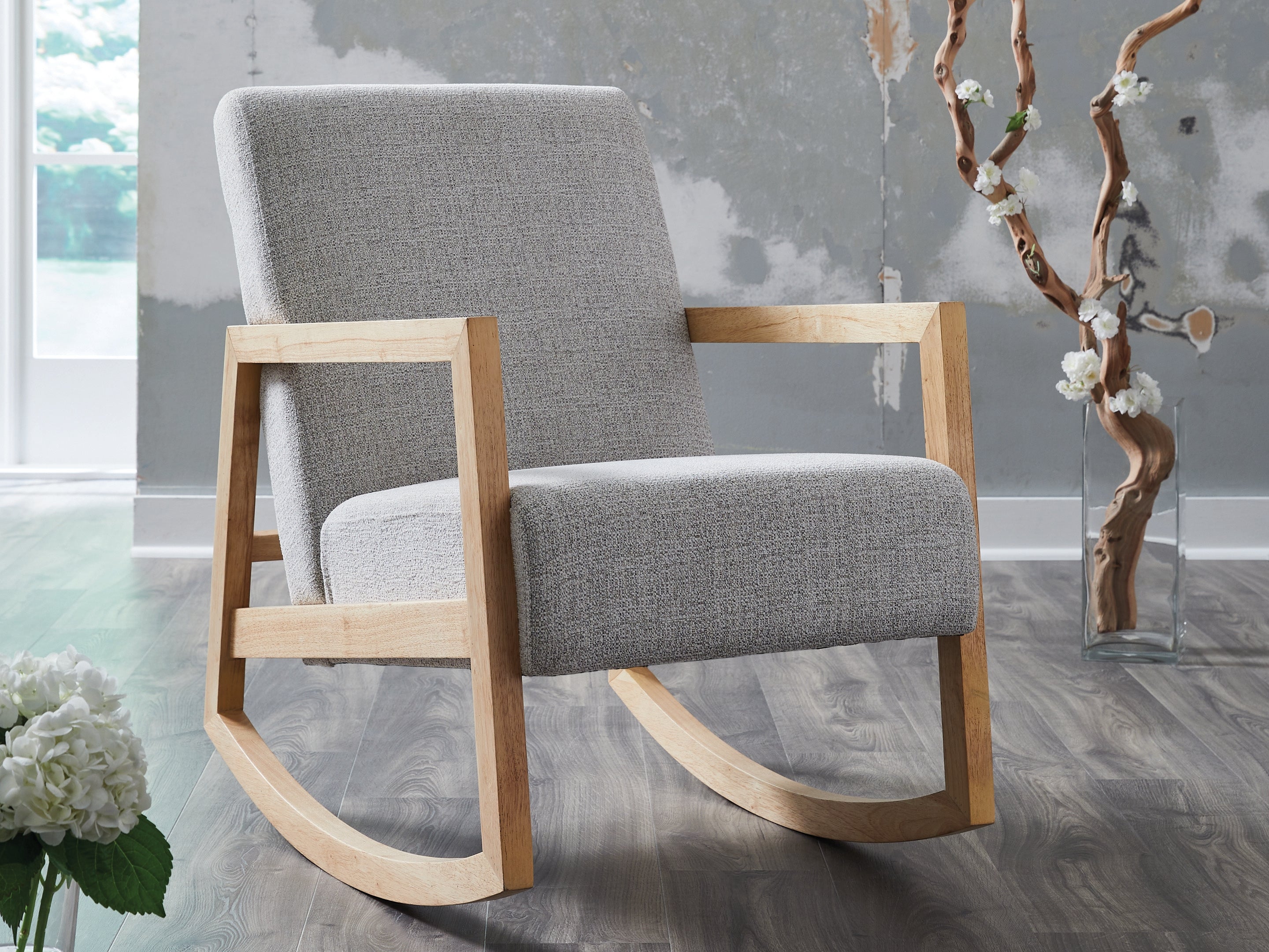 Orleans Furniture - Ashley Furniture - Wychworth Accent Chair - Accent Chair / Gray/Natural - A3000745