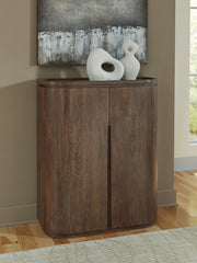 Orleans Furniture - Ashley Furniture - Landermont Bar Cabinet - Bar Cabinet / Medium Brown - A4000697