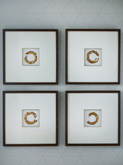 Orleans Furniture - Ashley Furniture - Dallbourne Wall Decor - Wall Art Set (4/CN) / White/Gold Finish - A8000491