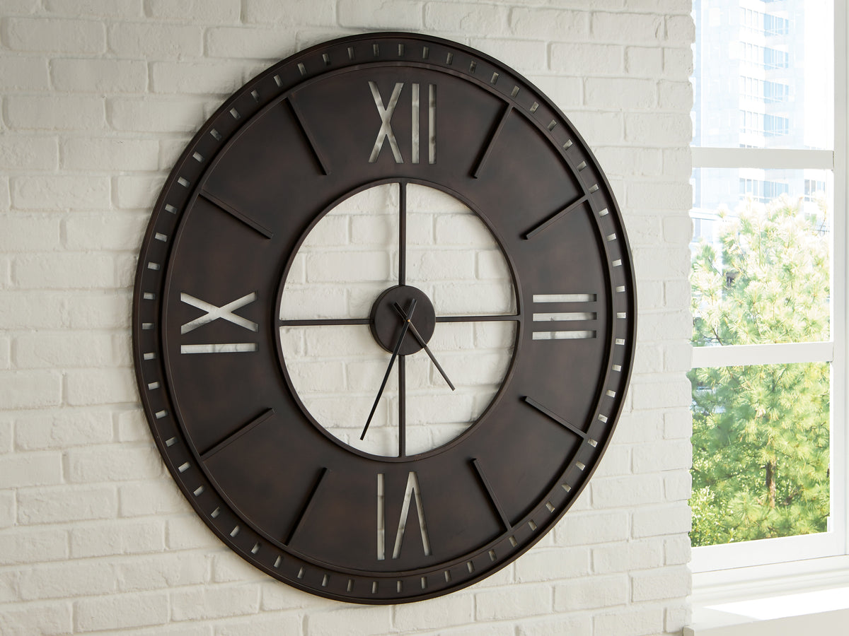 Orleans Furniture - Ashley Furniture - Lytle Wall Decor - Wall Clock - A8010453