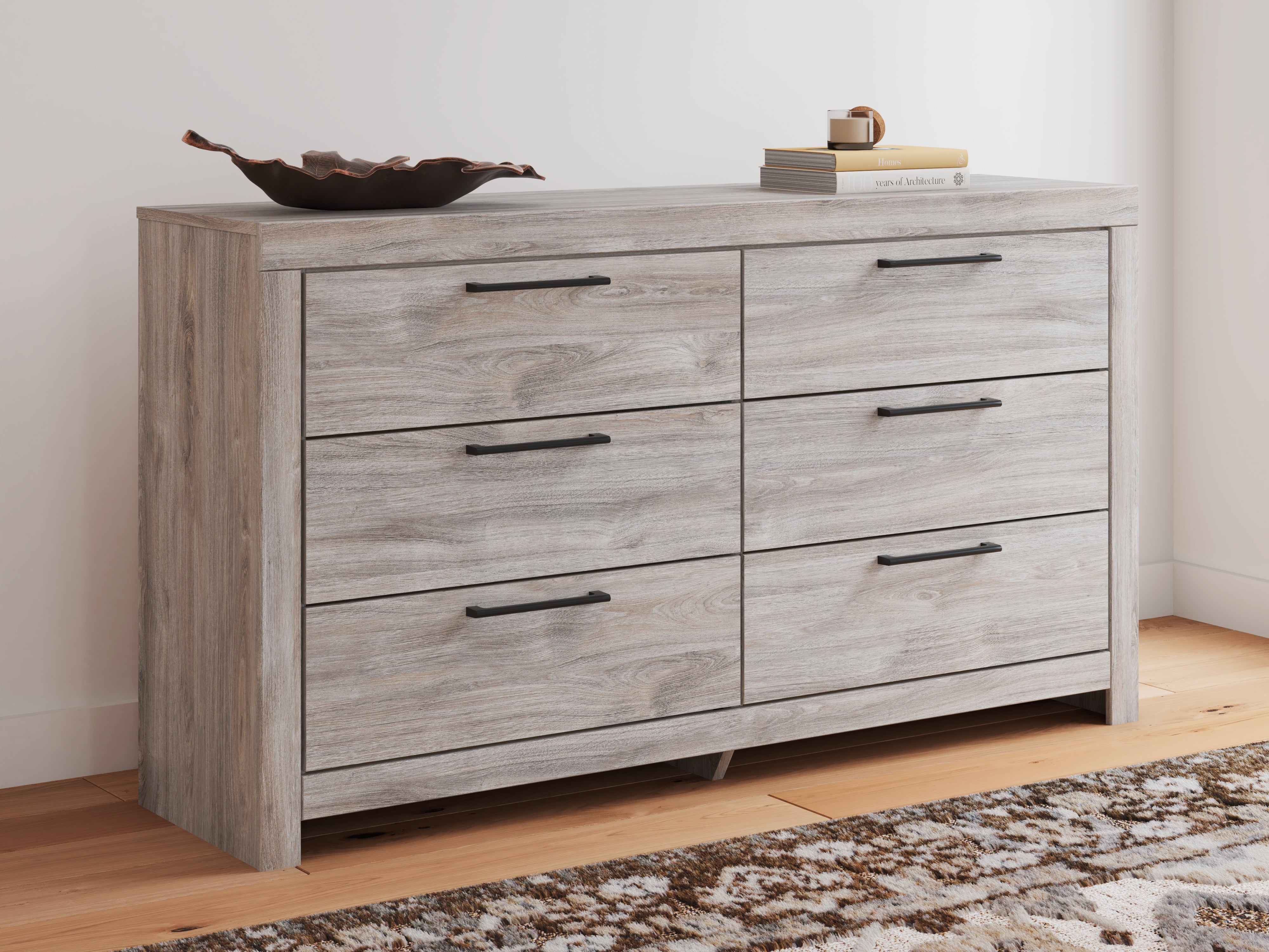 Orleans Furniture - Ashley Furniture - Broachmyn Bedroom - Six Drawer Dresser / Gray - PCB1120-31