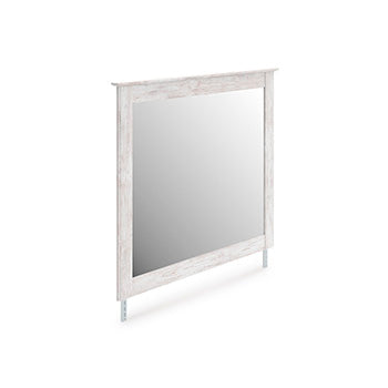 Orleans Furniture - Ashley Furniture - Makidern Bedroom - Bedroom Mirror / Whitewash - PCB1171-36