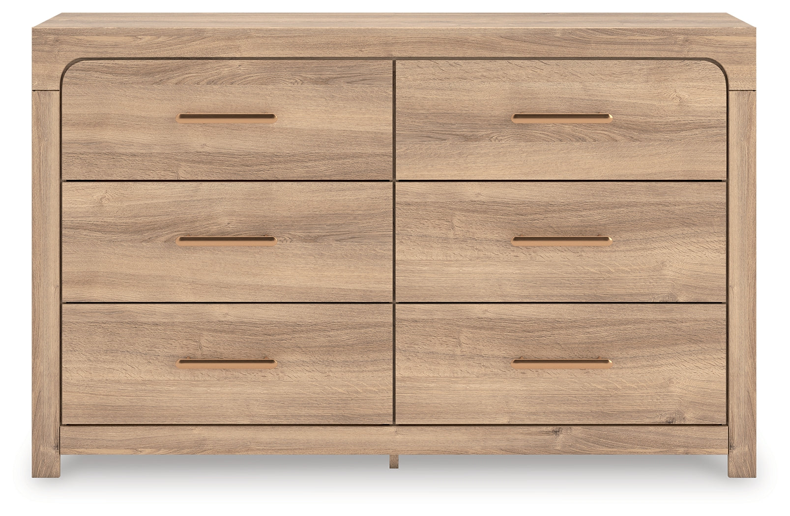 Orleans Furniture - Ashley Furniture - Kinlanni Bedroom - Six Drawer Dresser / Tan - PCB1360-31