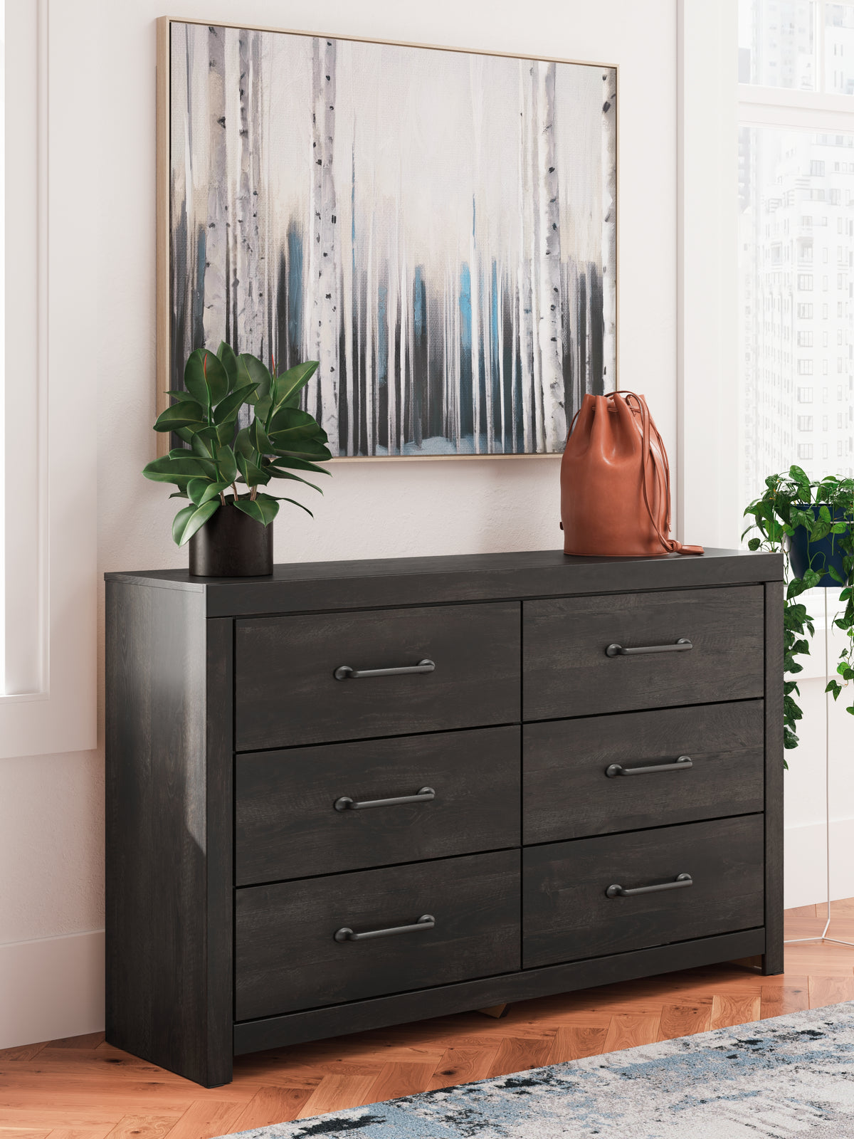 Orleans Furniture - Ashley Furniture - Hollivern Bedroom - Full Panel Bed / Dark Gray - PCB2108B12