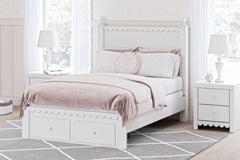 Orleans Furniture - Ashley Furniture - Mollviney Bedroom - Dresser and Mirror / White - B2540B1