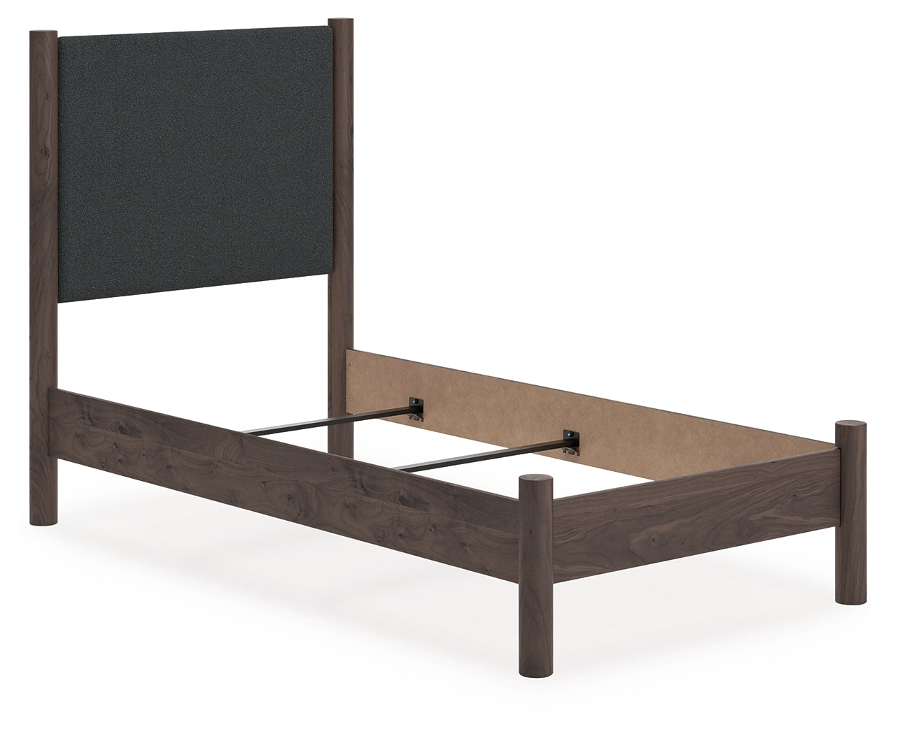 Orleans Furniture - Ashley Furniture - Pamytta Bedroom - Twin Upholstered Panel Bed / Brown - PCB2614B20