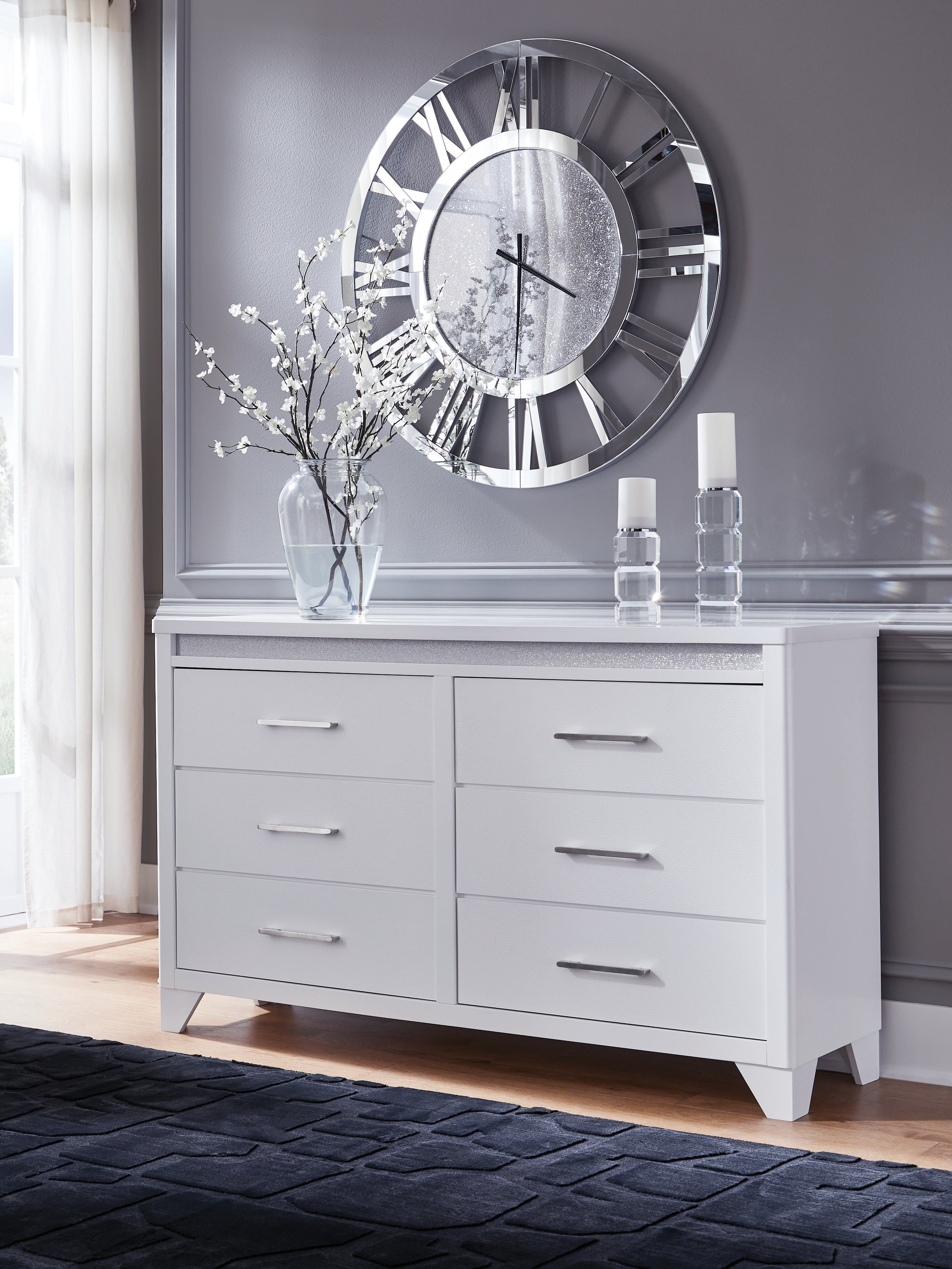 Orleans Furniture - Ashley Furniture - Jarlee Bedroom - Dresser / White - PCB392-31