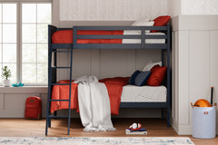 Orleans Furniture - Ashley Furniture - Nextonfort Bedroom - Twin over Twin Bunk Bed / Black - B396B7