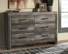 Orleans Furniture - Ashley Furniture - Wynnlow Bedroom - Queen Upholstered Poster Bed / Gray - B440B7