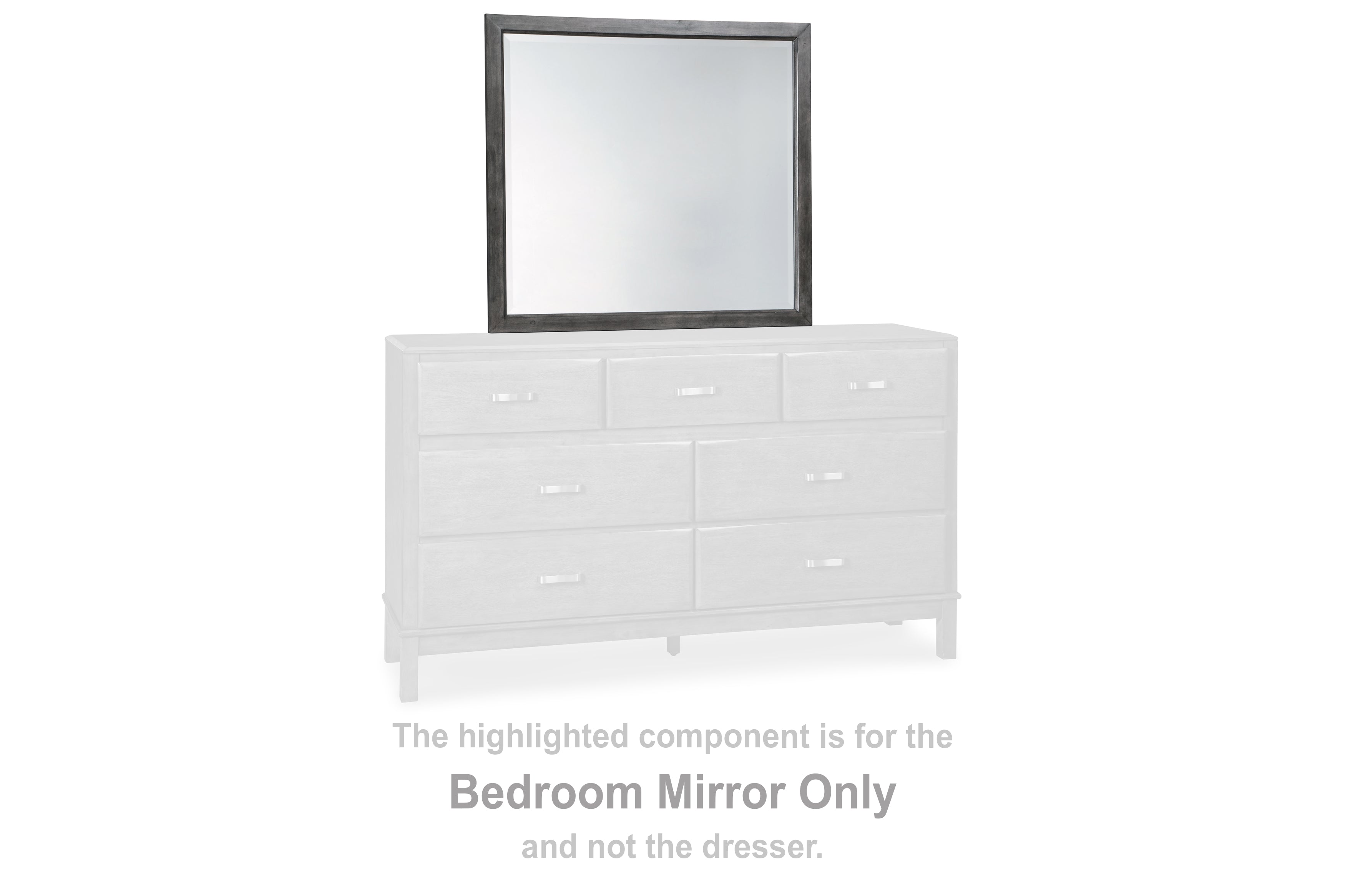 Orleans Furniture - Ashley Furniture - Caitbrook Bedroom - Bedroom Mirror / Gray - B476-36