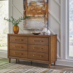 Orleans Furniture - Ashley Furniture - Lyncott Bedroom - Two Drawer Night Stand / Brown - B615-92