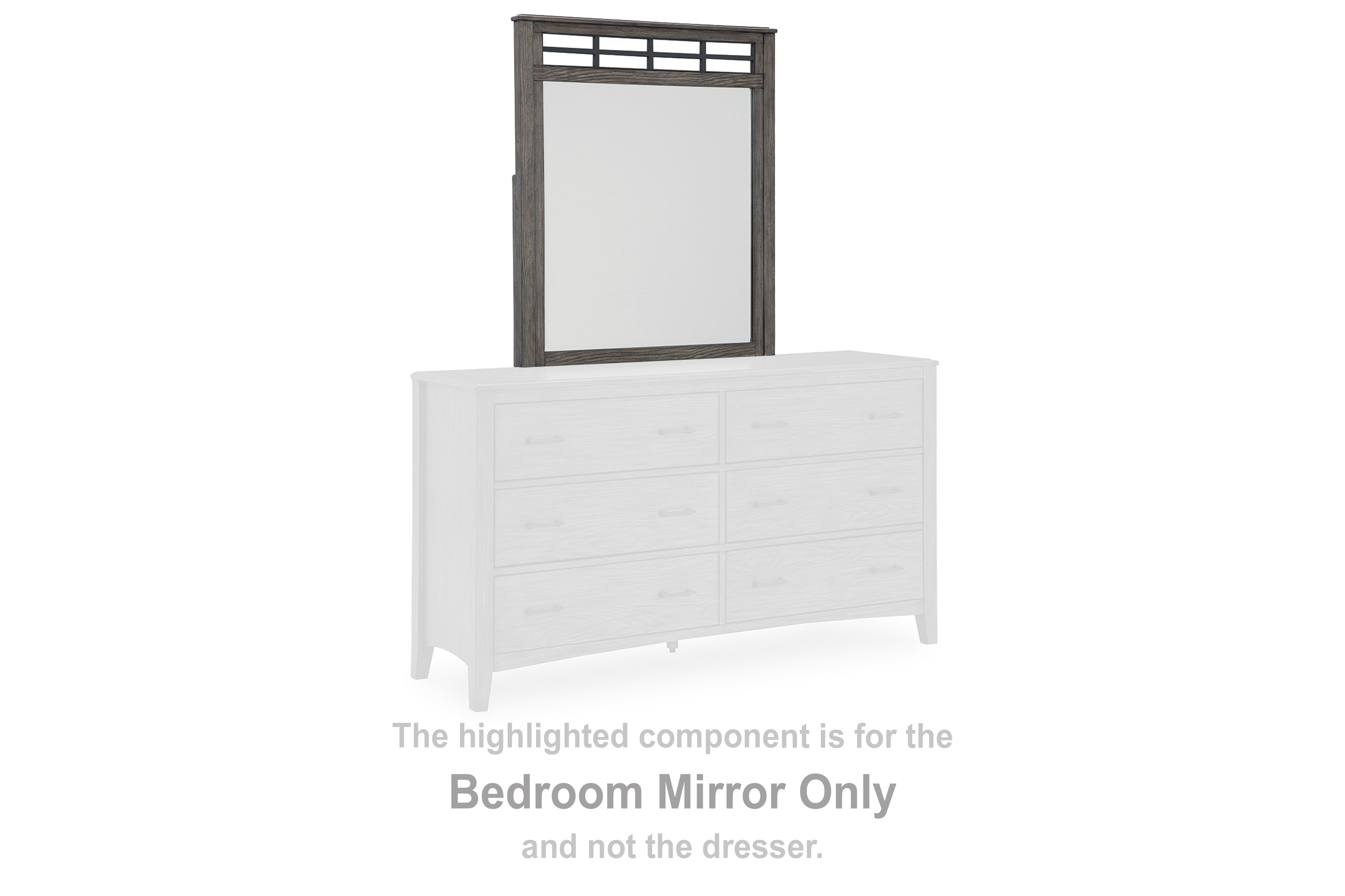 Orleans Furniture - Ashley Furniture - Montillan Bedroom - Bedroom Mirror / Grayish Brown - B651-36