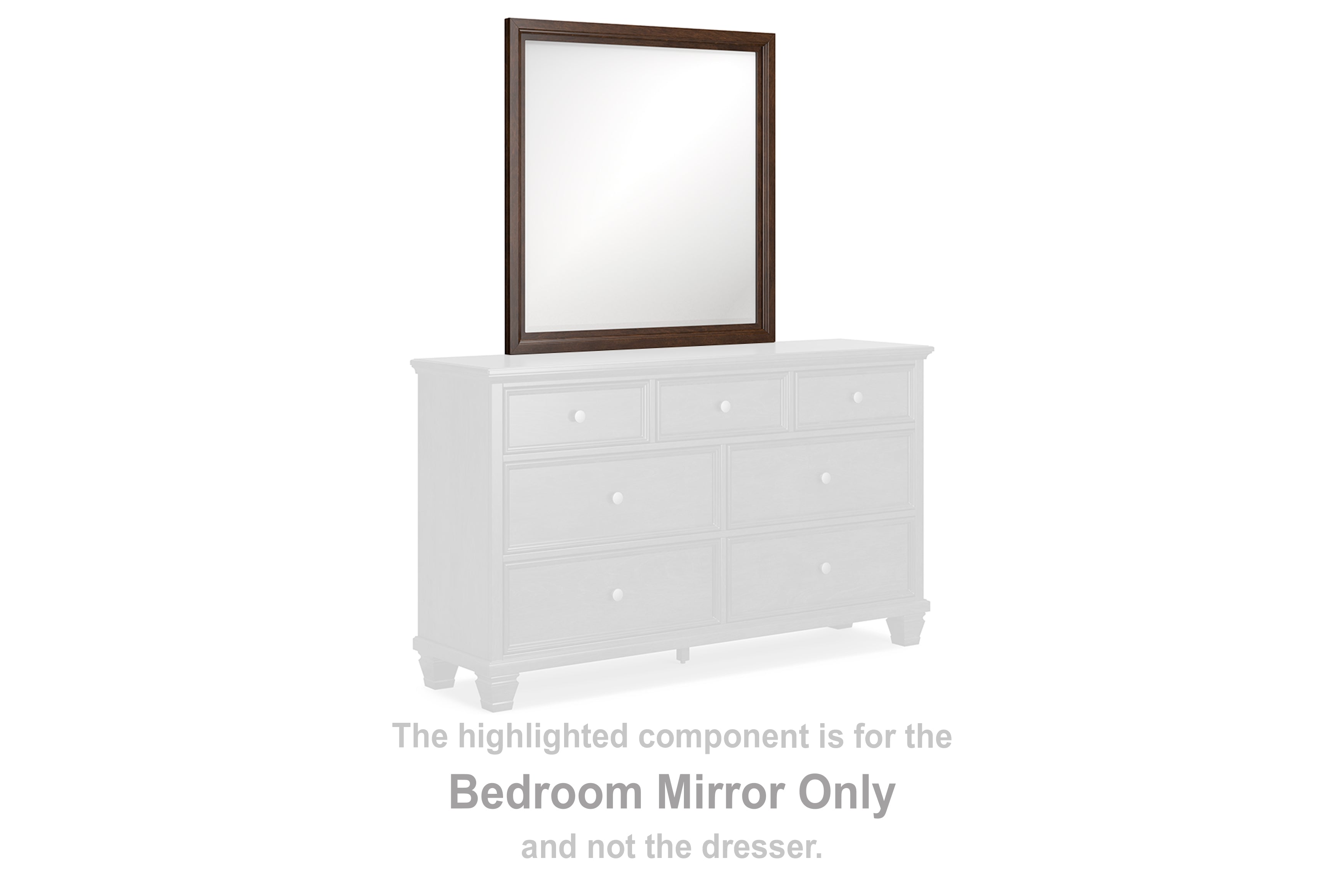 Orleans Furniture - Ashley Furniture - Danabrin Bedroom - Bedroom Mirror / Brown - B685-36