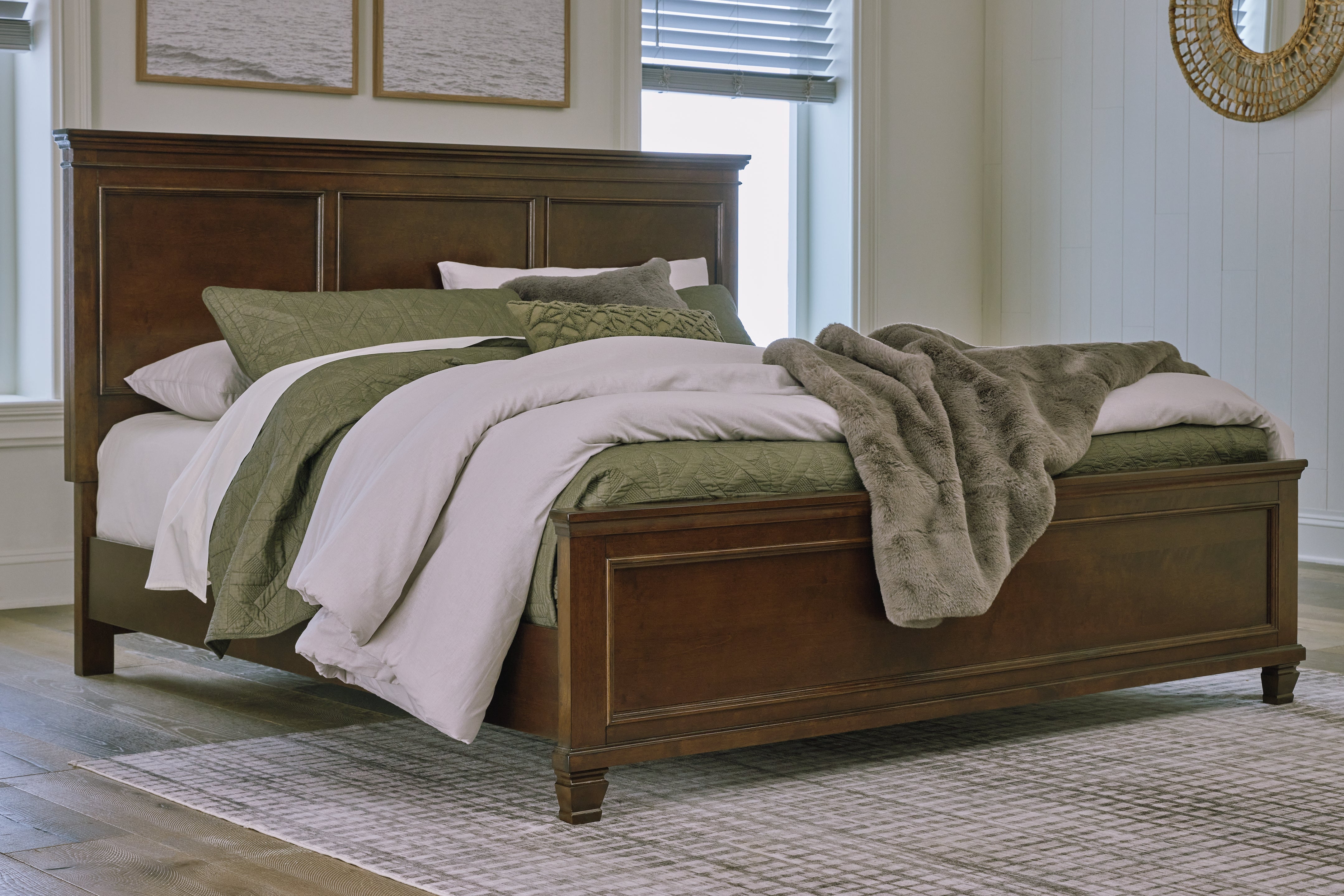 Orleans Furniture - Ashley Furniture - Danabrin Bedroom - California King Panel Bed / Brown - B685B5