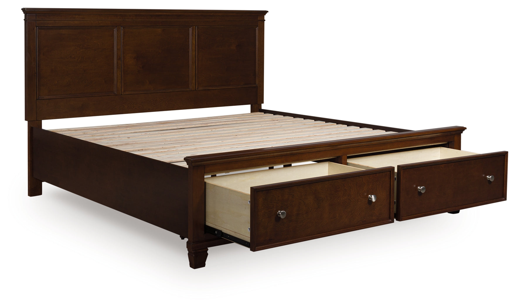 Orleans Furniture - Ashley Furniture - Danabrin Bedroom - King Panel Storage Bed / Brown - B685B18